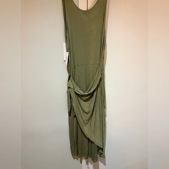 Diane Von Furstenberg Green Asymmetrical Sundress - Picture 5 of 9